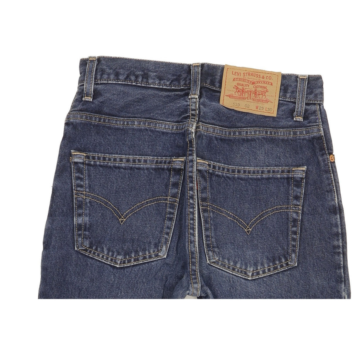 Levi's 533 Men Blue Straight Slim Jeans W28 L29