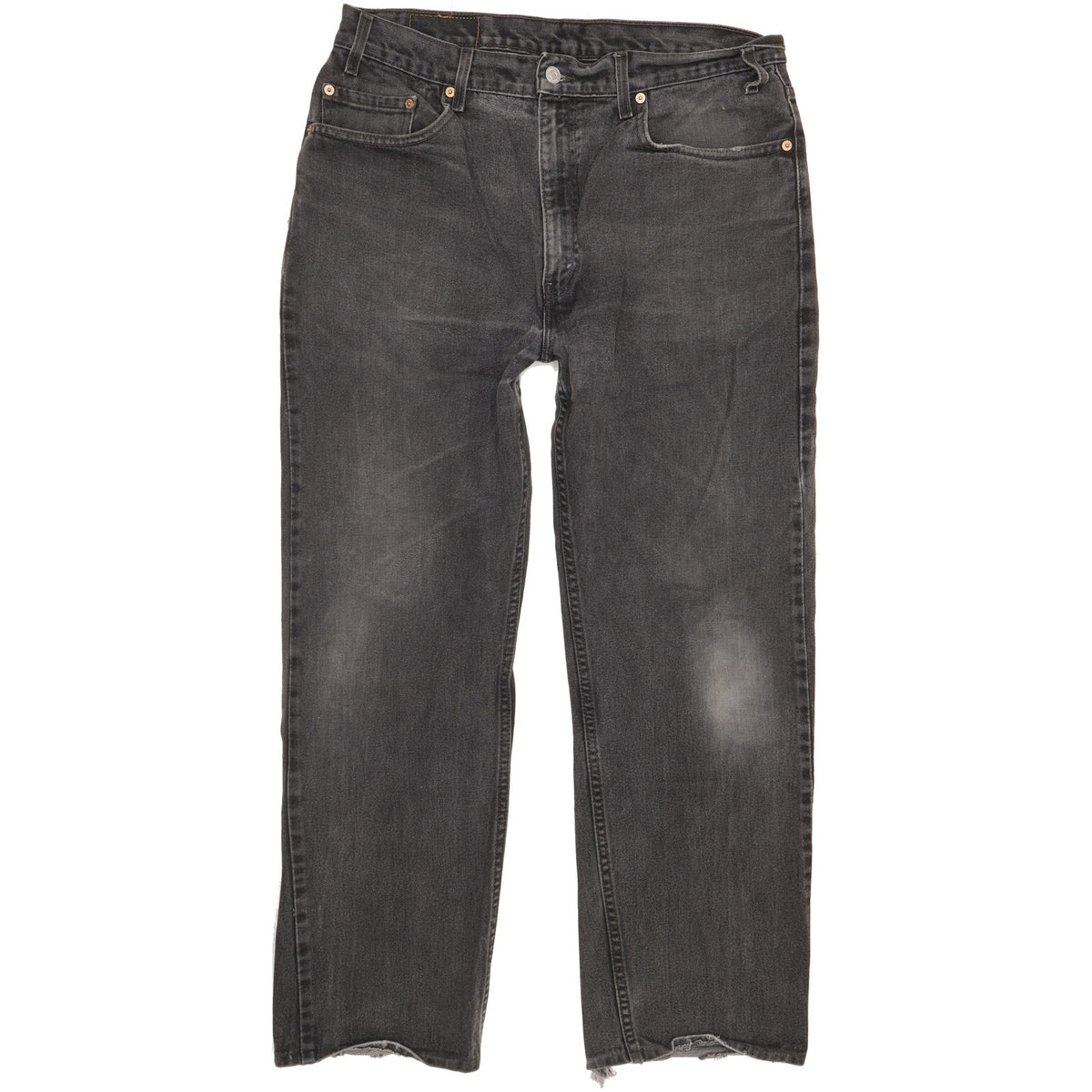 Levi's 505 Men Black Straight Regular Jeans W37 L28