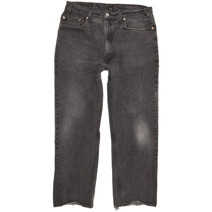 Levi's 505 Men Black Straight Regular Jeans W37 L28