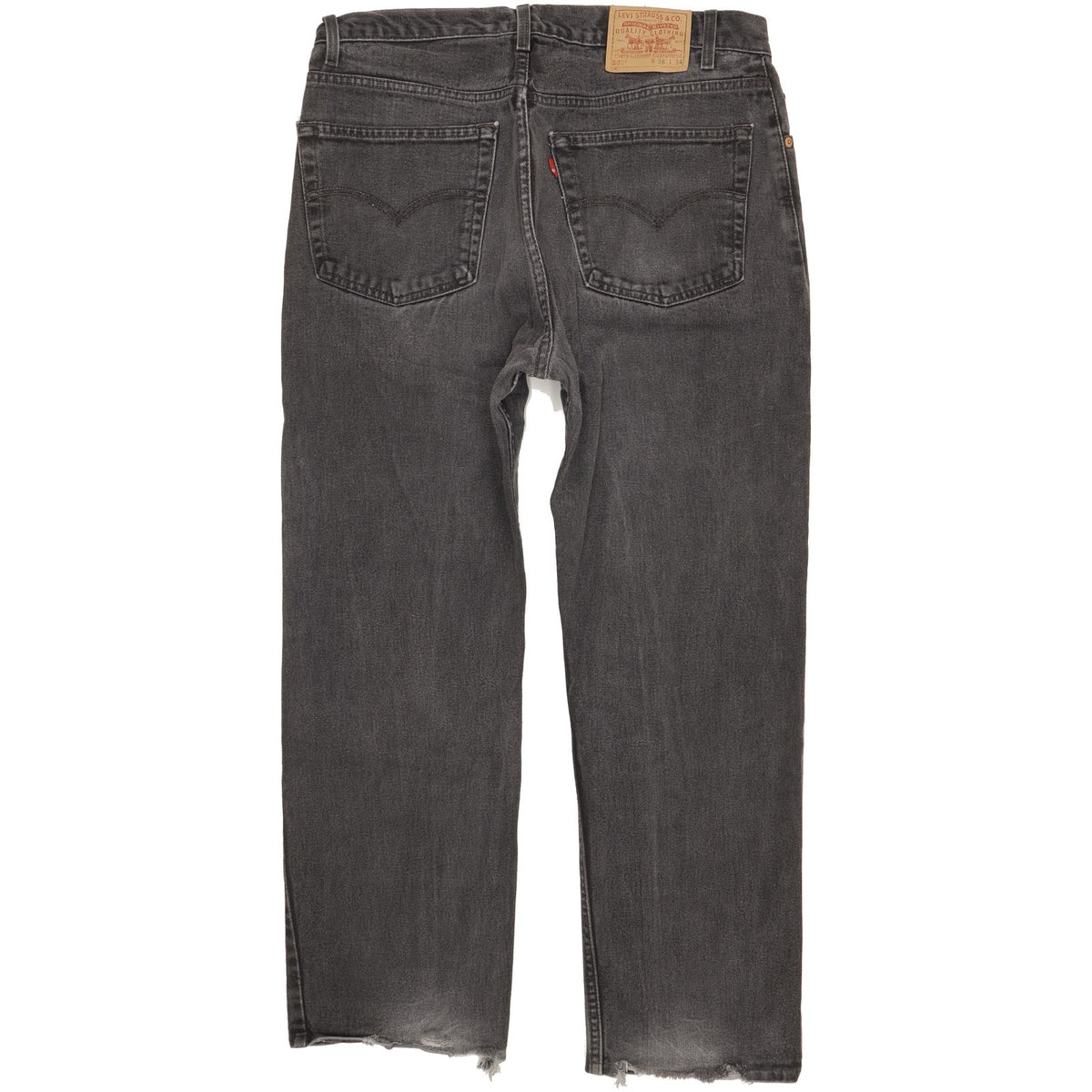 Levi's 505 Men Black Straight Regular Jeans W37 L28