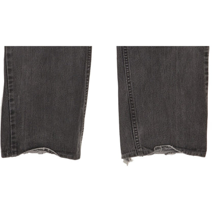 Levi's 505 Men Black Straight Regular Jeans W37 L28