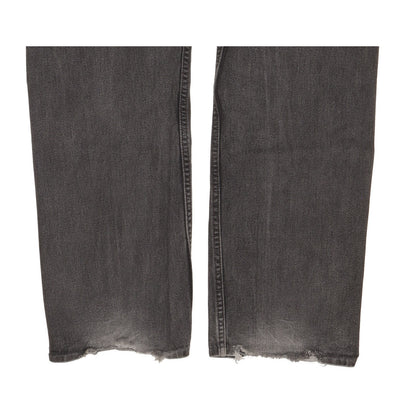 Levi's 505 Men Black Straight Regular Jeans W37 L28
