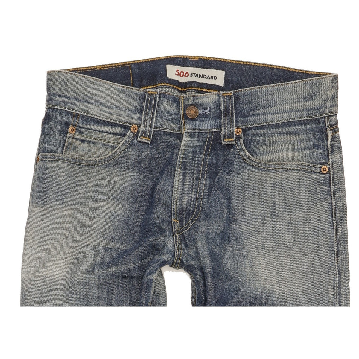 Levi's 506 Men Blue Straight Regular Jeans W30 L33