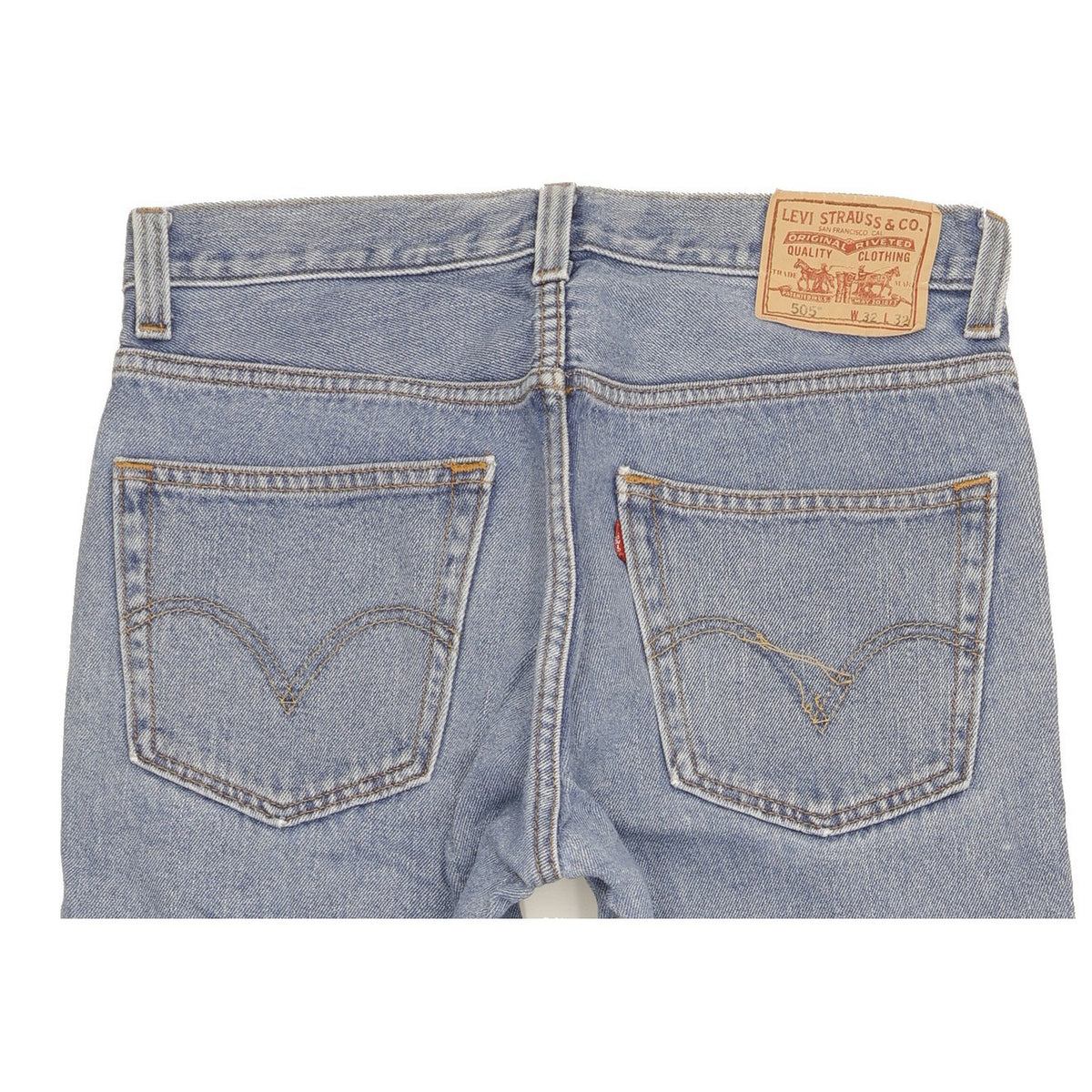Levi's 505 Men Blue Straight Regular Jeans W32 L31