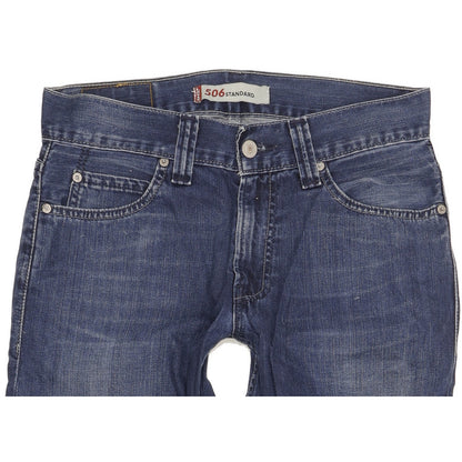 Levi's 506 Men Blue Straight Regular Jeans W30 L31