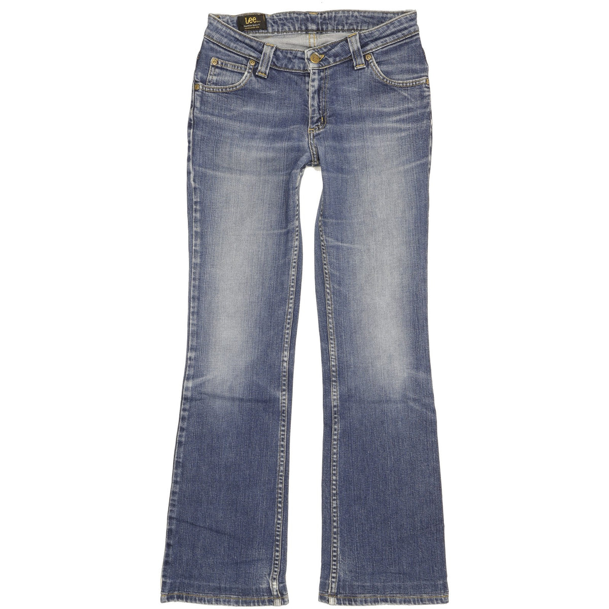 Lee Women Blue Bootcut Slim Jeans W28 L30