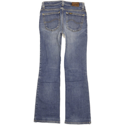 Lee Women Blue Bootcut Slim Jeans W28 L30