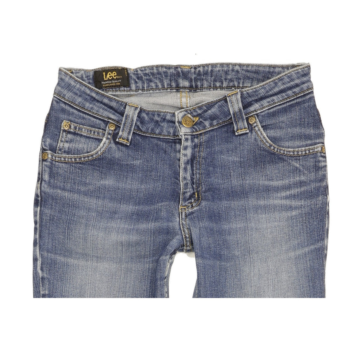 Lee Women Blue Bootcut Slim Jeans W28 L30