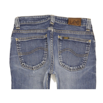Lee Women Blue Bootcut Slim Jeans W28 L30