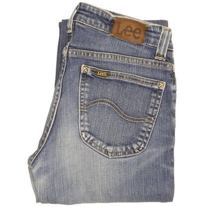 Lee Women Blue Bootcut Slim Jeans W28 L30