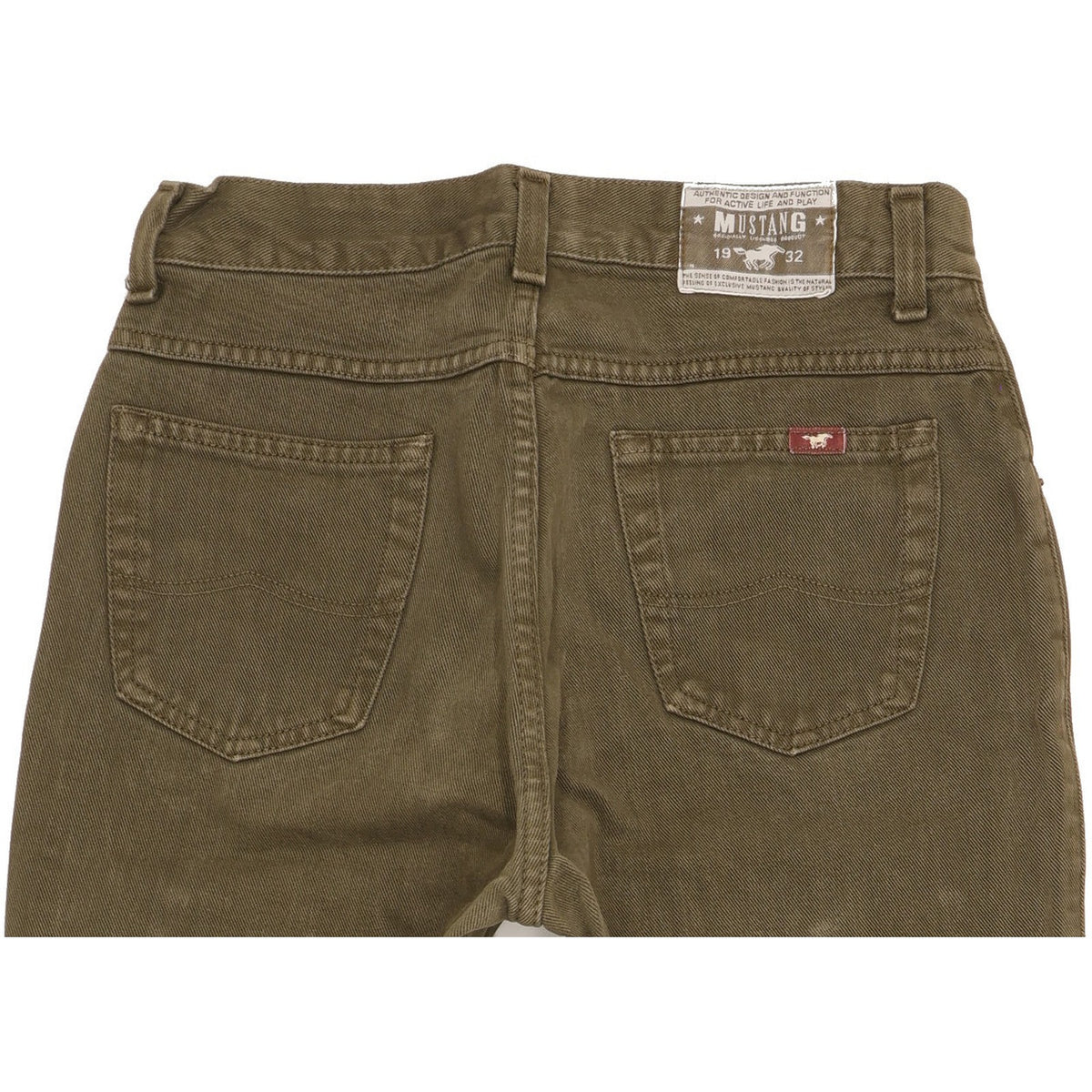 Mustang Green Tapered Slim Jeans High Waisted W30 L30