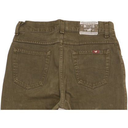 Mustang Green Tapered Slim Jeans High Waisted W30 L30