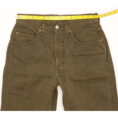 Mustang Green Tapered Slim Jeans High Waisted W30 L30