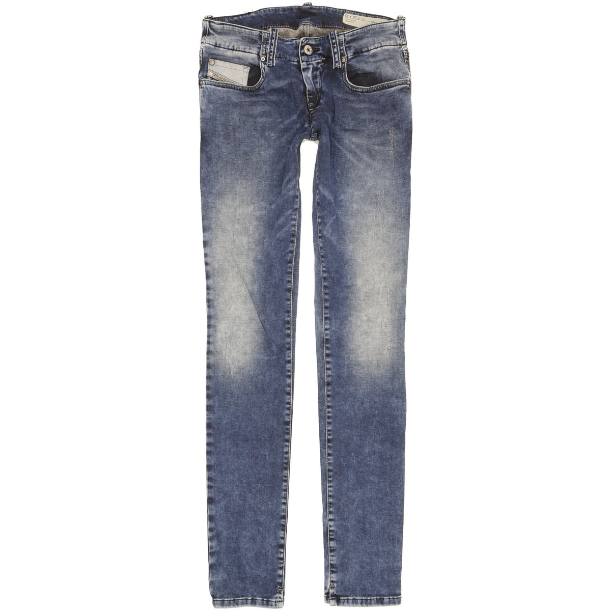 Diesel Grupee Women Blue Skinny Slim Stretch Jeans W25 L32