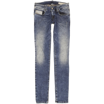 Diesel Grupee Women Blue Skinny Slim Stretch Jeans W25 L32