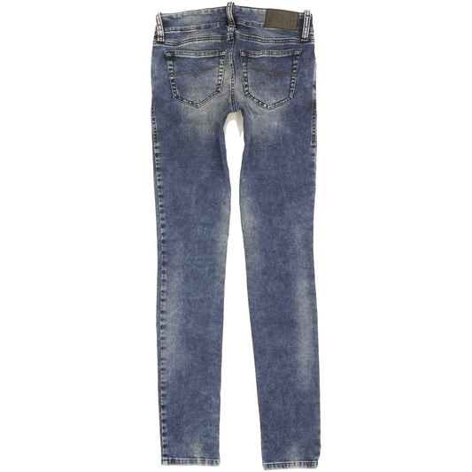 Diesel Grupee Women Blue Skinny Slim Stretch Jeans W25 L32