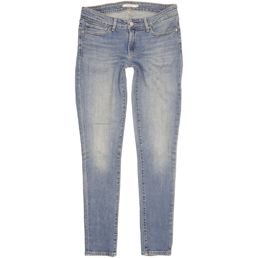 Levi's 711 Women Blue Skinny Slim Stretch Jeans W28 L32