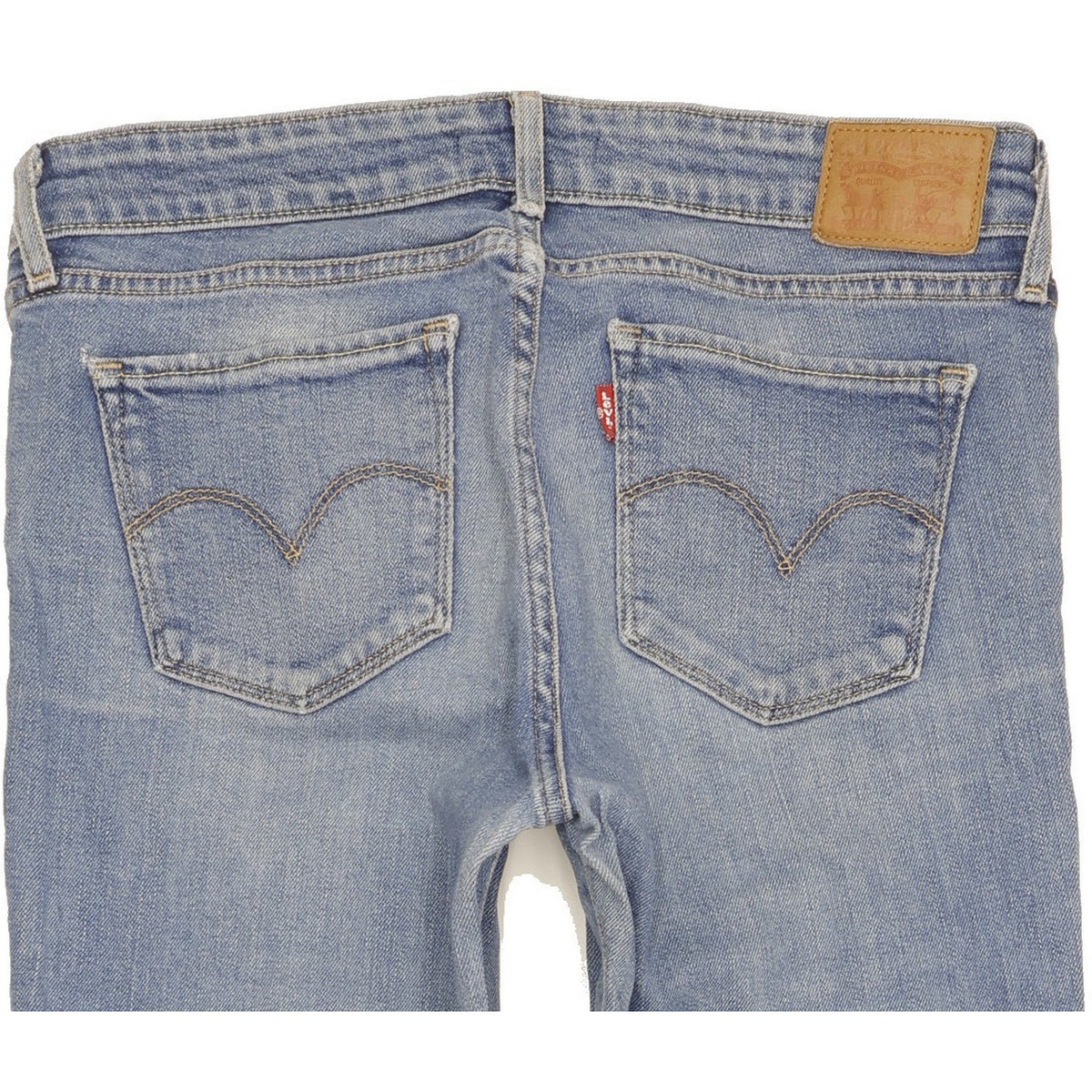 Levi's 711 Women Blue Skinny Slim Stretch Jeans W28 L32
