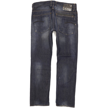 G-Star Attacc Men Blue Straight Regular Jeans W36 L32