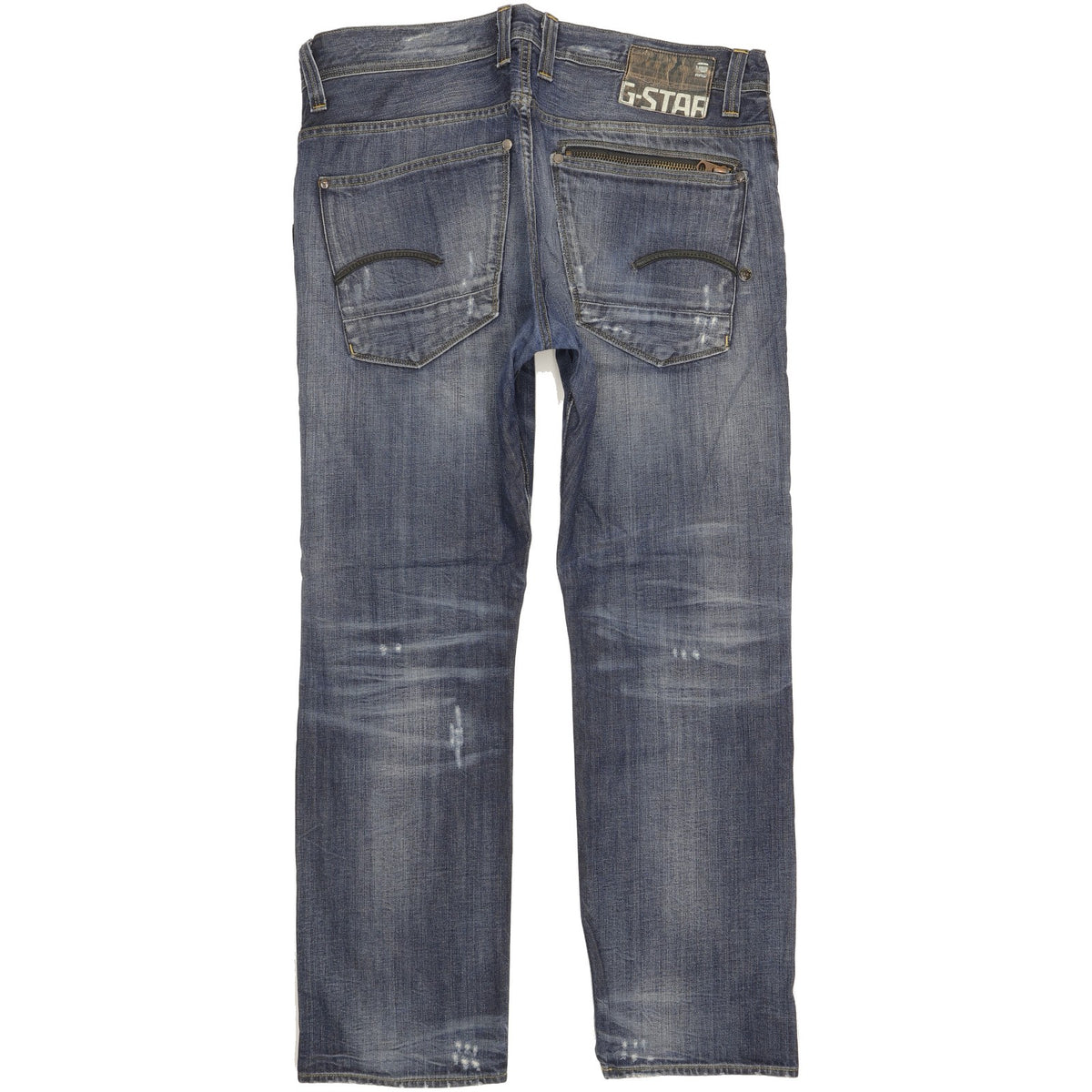 G-Star Attacc Men Blue Straight Regular Jeans W36 L30