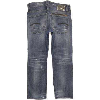 G-Star Attacc Men Blue Straight Regular Jeans W36 L30