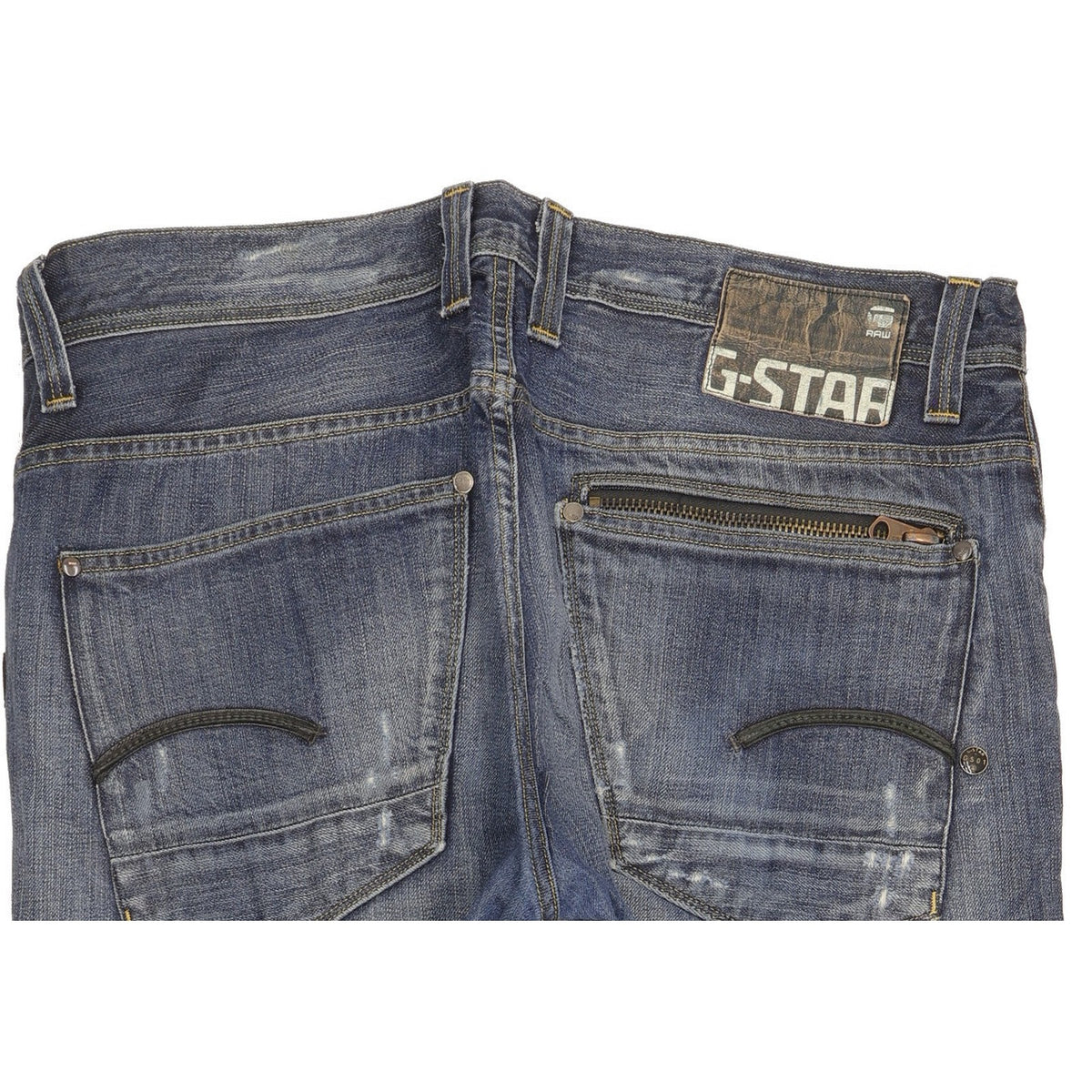 G-Star Attacc Men Blue Straight Regular Jeans W36 L30