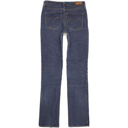 Levi's Bold Curve Women Blue Straight Classic Stretch Jeans W29 L33