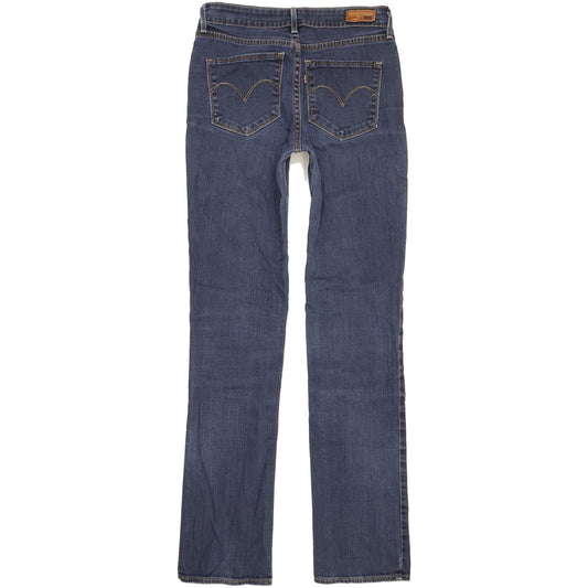 Levi's Bold Curve Women Blue Straight Classic Stretch Jeans W29 L33
