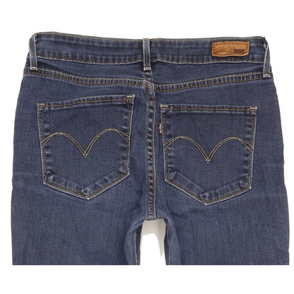 Levi's Bold Curve Women Blue Straight Classic Stretch Jeans W29 L33