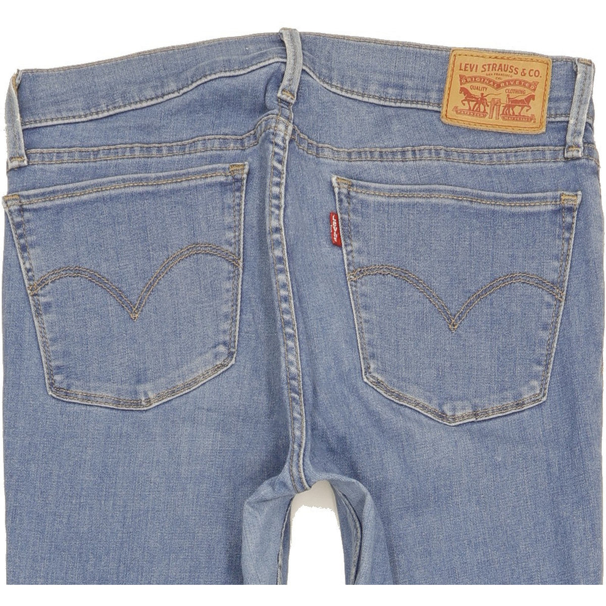 Levi's 710 Super Women Blue Skinny Slim Stretch Jeans W29 L30