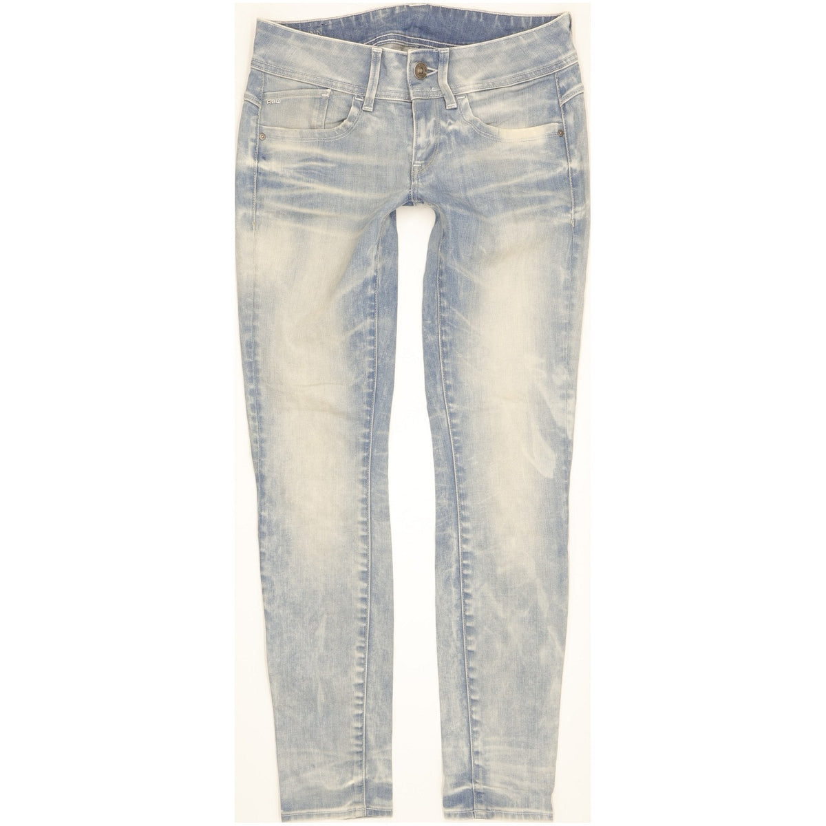 G-Star Lynn Women Blue Skinny Slim Stretch Jeans W26 L30
