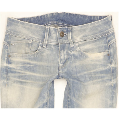 G-Star Lynn Women Blue Skinny Slim Stretch Jeans W26 L30