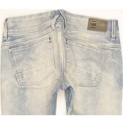G-Star Lynn Women Blue Skinny Slim Stretch Jeans W26 L30