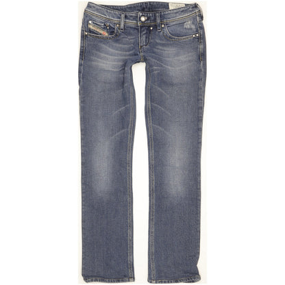 Diesel Lowky Women Blue Straight Slim Stretch Jeans W26 L29