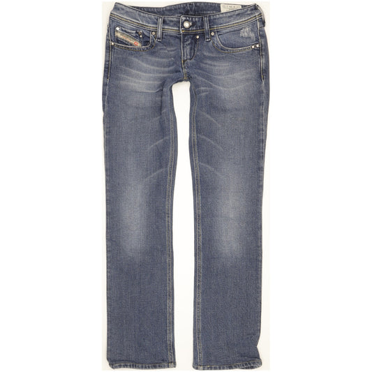 Diesel Lowky Women Blue Straight Slim Stretch Jeans W26 L29
