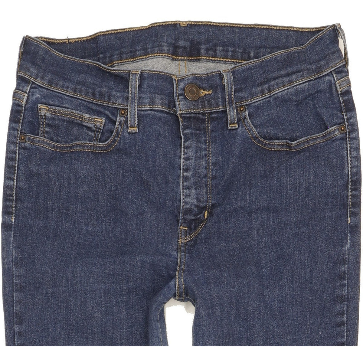 Levi's 711 Women Blue Skinny Slim Stretch Jeans W29 L32