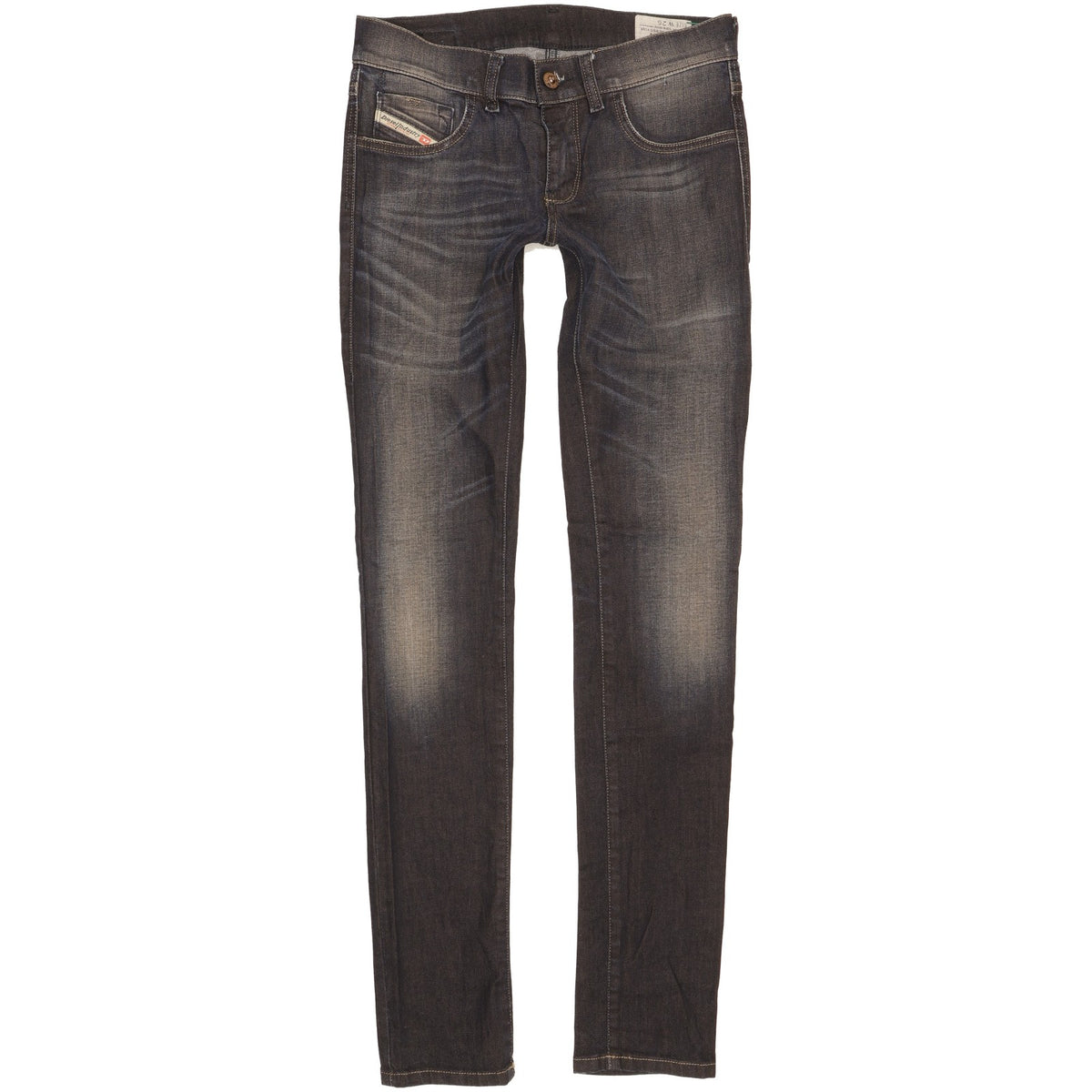 Diesel Livier Women Navy Skinny Slim Stretch Leggings W26 L32