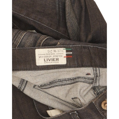 Diesel Livier Women Navy Skinny Slim Stretch Leggings W26 L32