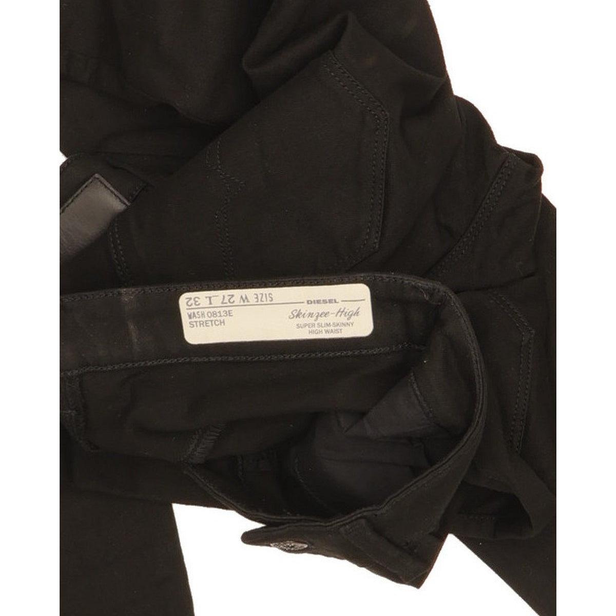 Diesel Skinzee Women Black Skinny Slim Stretch Jeans W27 L32