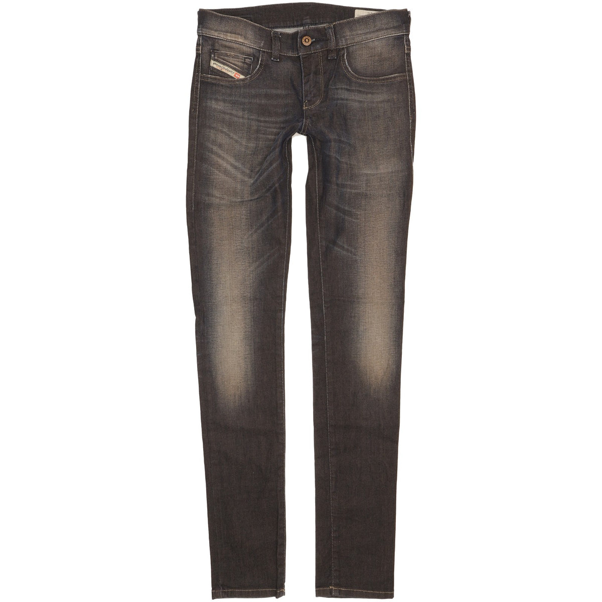 Diesel Livier Women Navy Skinny Slim Stretch Leggings W26 L32