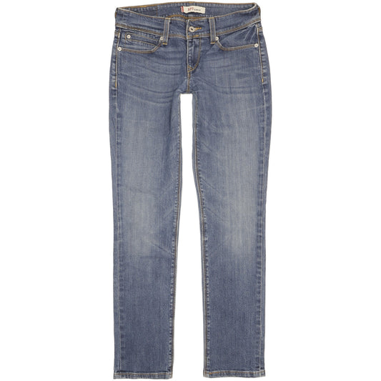 Levi's 571 Women Blue Straight Slim Stretch Jeans W29 L31