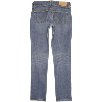 Levi's 571 Women Blue Straight Slim Stretch Jeans W29 L31