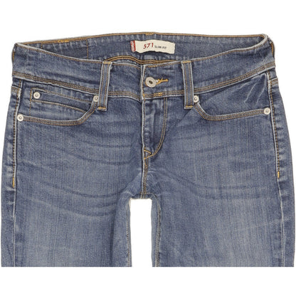 Levi's 571 Women Blue Straight Slim Stretch Jeans W29 L31