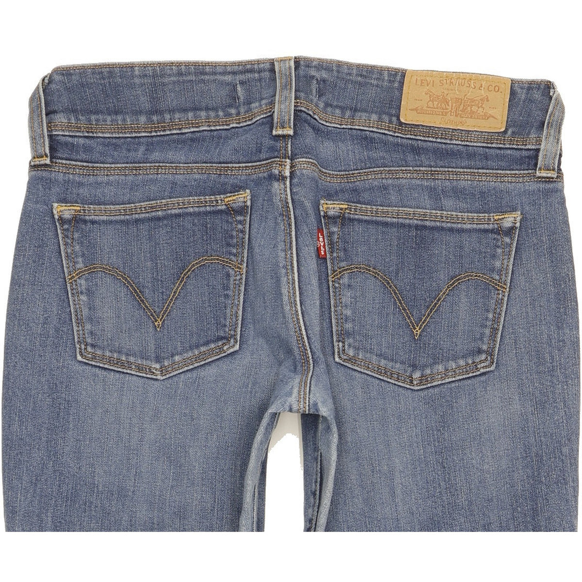 Levi's 571 Women Blue Straight Slim Stretch Jeans W29 L31