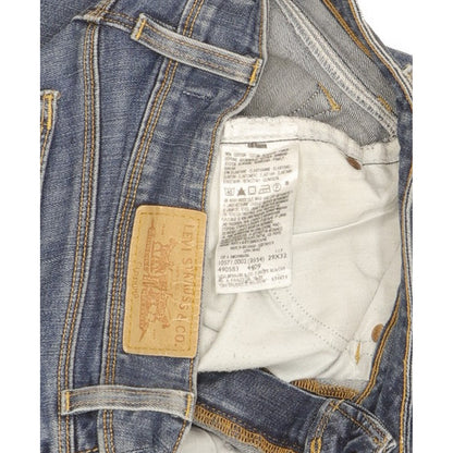 Levi's 571 Women Blue Straight Slim Stretch Jeans W29 L31