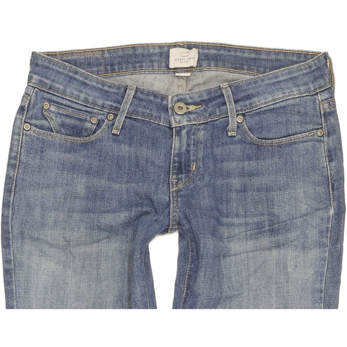 Levi's Slight Curve Women Blue Skinny Slim Stretch Jeans W28 L31