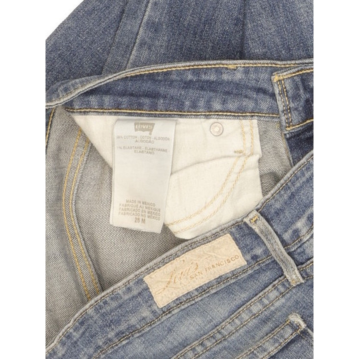 Levi's Slight Curve Women Blue Skinny Slim Stretch Jeans W28 L31