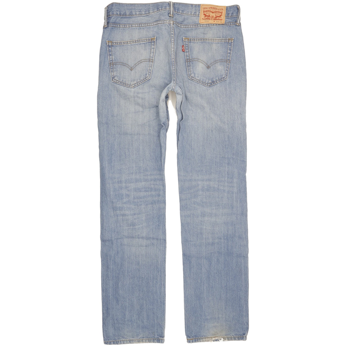 Levi's 504 Men Blue Straight Regular Jeans W33 L34