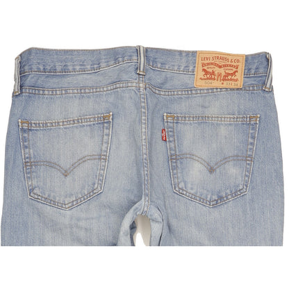 Levi's 504 Men Blue Straight Regular Jeans W33 L34