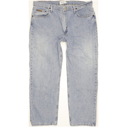 Wrangler Men Blue Straight Relaxed Jeans W36 L28